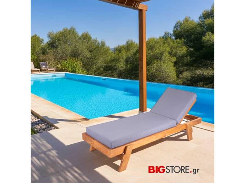 Ξύλινη ξαπλώστρα Teak