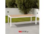 Τραπέζι αλουμινίου-Polywood επεκτεινόμενο 225-295x100 cm