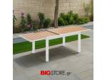 Τραπέζι αλουμινίου-Polywood επεκτεινόμενο 135 - 270 x 90 cm