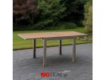 Τραπέζι αλουμινίου-Polywood επεκτεινόμενο 90 - 180 x 90 cm