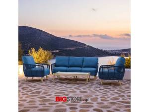 Σαλόνι 4 τεμ. Αλουμίνιο - Rope bigstore.gr