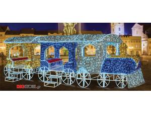 Φωτιζόμενο Χριστουγεννιάτικο τρένο