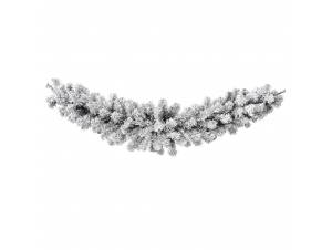 Χιονισμένη γιρλάντα τζακιού...