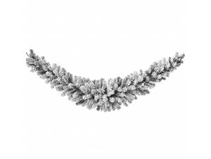 Χιονισμένη γιρλάντα τζακιού...