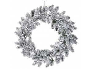 Χιονισμένο πλαστικό στεφάνι...