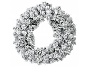 Χιονισμένο στεφάνι 60 εκ.