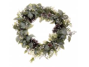 Στεφάνι με κουκουνάρια και...