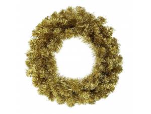 Στεφάνι 50 εκ. χρυσό PVC 100%