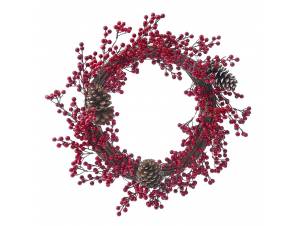 Στεφάνι με κόκκινα...