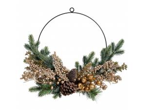 Πράσινο στεφάνι με σαμπάνι...