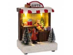 GIFT SHOP με φως 11x8x14...