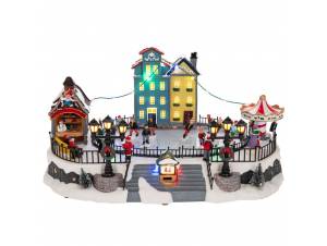 Φωτιζόμενο χωριό με πίστα...