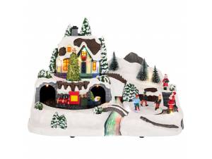 Φωτιζόμενο χωριό με πίστα...