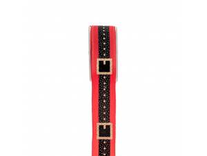 Κορδέλα . SANTA GLITTER...