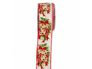 Κορδέλα .CHRISTMAS WREATH...