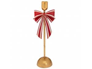 Χρυσο μεταλλικο κηροπηγιο...