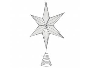 Ασημί αστέρι με καθρέπτες...