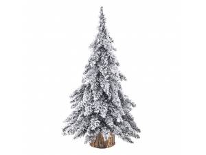 Χιονισμένο δένδρο σε ξύλινο...