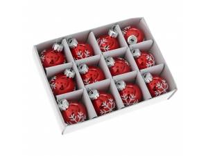 Κόκκινη γυάλινη μίνι μπάλα...