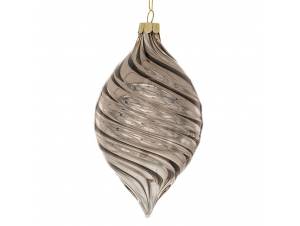 Σετ 4 ασημί γυάλινη μπάλα...