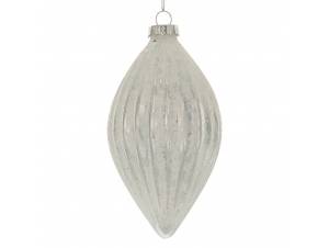 Σετ 4 λευκή ασημί γυάλινη...