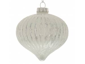 Σετ 6 λευκή ασημί γυάλινη...