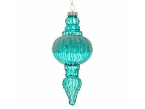 Σετ 4 τουρκουάζ γυάλινος...