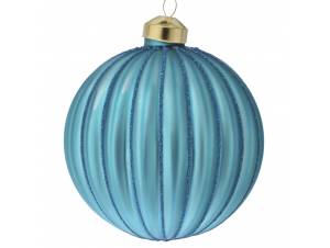 Τουρκουάζ ματ γυάλινη μπάλα...