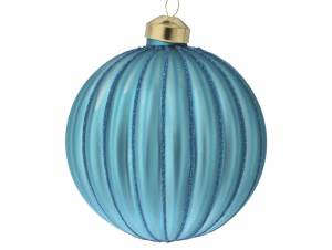 Τουρκουάζ ματ γυάλινη μπάλα...