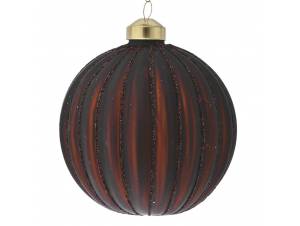 Καφέ ματ γυάλινη μπάλα 10...