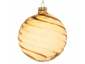 Σετ 4 μελί γυάλινη μπάλα 10...