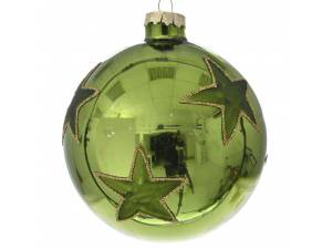 Πράσινη γυαλιστερή γυάλινη...