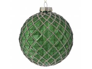 Πράσινη μπάλα γυάλινη 10...