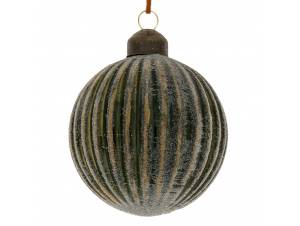 Σετ 6 πράσινη γυάλινη μπάλα...