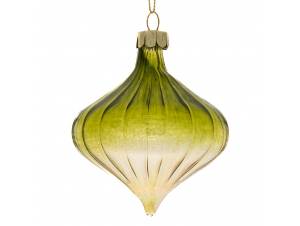 Σετ 6 πράσινη γυάλινη μπάλα...