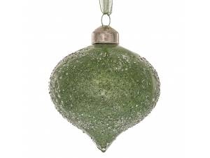 Σετ 6 πράσινη γυάλινη μπάλα...