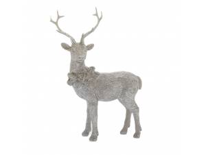 Ασημί πολυρεζίν τάρανδος...