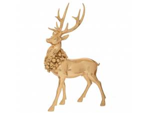 Χρυσό πολυρεζίν όρθιο ελάφι...