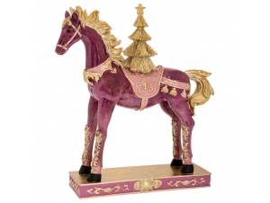 Ροζ πολυρεζίν άλογο με...