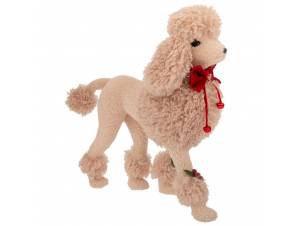 Μπεζ υφασμάτινος σκύλος με...