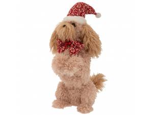 Μπεζ υφασμάτινος σκύλος με...