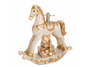 Λευκή χρυσή κεραμική βάση...