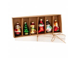 Σετ 6 πολύχρωμα γυάλινα...