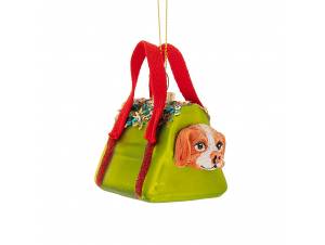 Πράσινη γυάλινη τσάντα με...