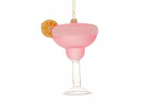 Ροζ γυάλινο κρεμαστό...