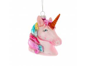 Ροζ γυάλινο κρεμαστό...