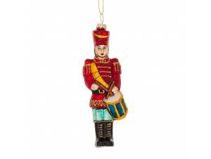 Κόκκινος γυάλινος κρεμαστός...