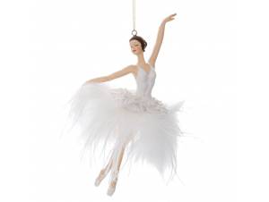 Λευκή πολυρεζίν μπάλαρίνα...