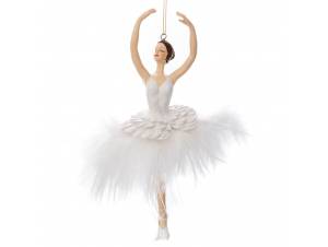 Λευκή πολυρεζίν μπάλαρίνα...