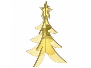 δέντρο 20 εκ..3D χρυσό...